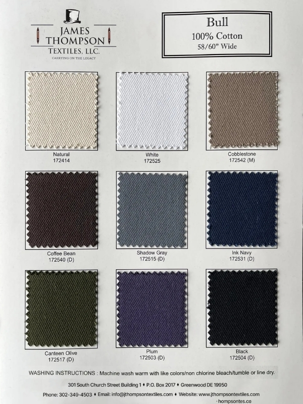 Bull Denim & Brushed Bull Denim Collection