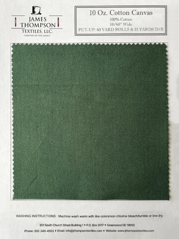 10 oz Cotton Canvas